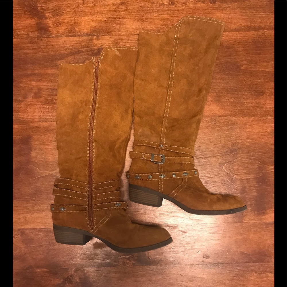 VMS knee length Brown Boots Size 9